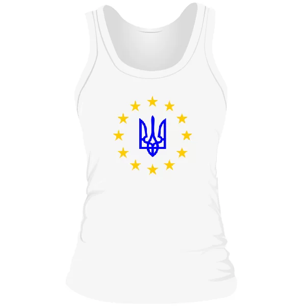 Женская майка Евро Украина