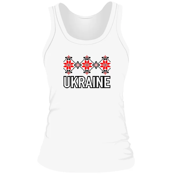 Женская майка Орнамент Ukraine