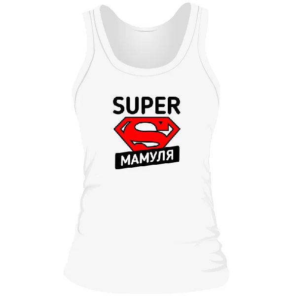 Жіноча майка Super Мамуля