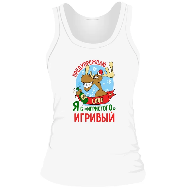Женская майка Игривый