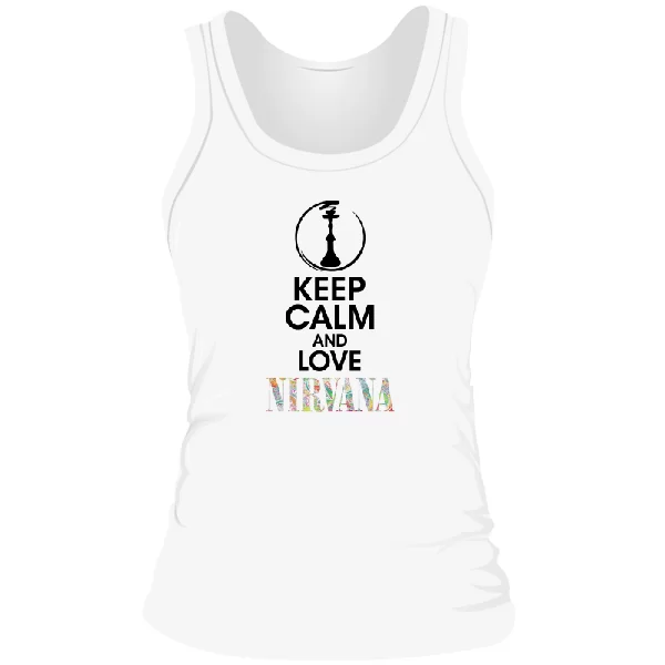 Женская майка Keep Calm and Love Nirvana