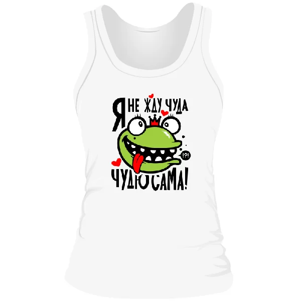 Жіноча майка Я не чекаю Дива