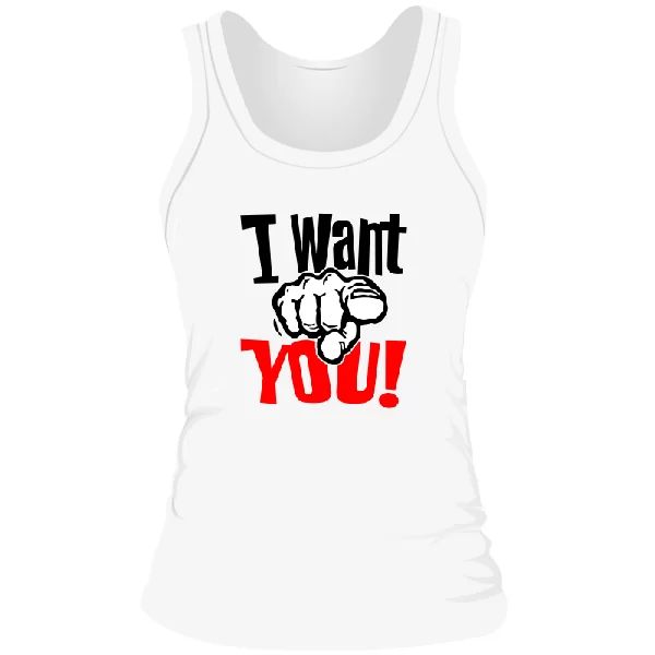 Женская майка I want You