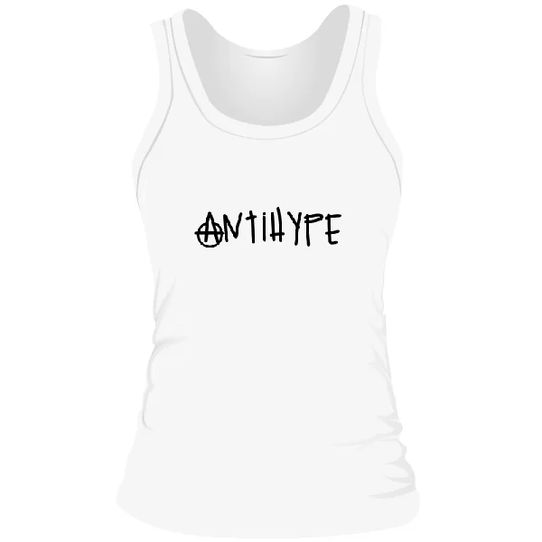 Женская майка С надписью Antihype