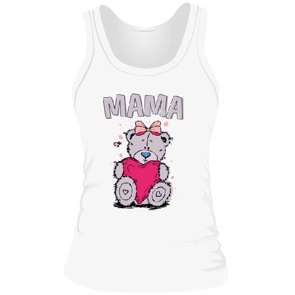 Женская майка Мама Teddy