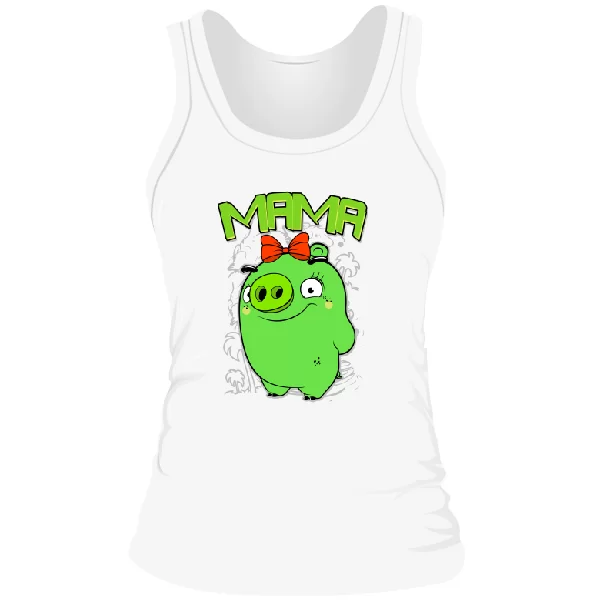 Женская майка Мама свин Angry Bird