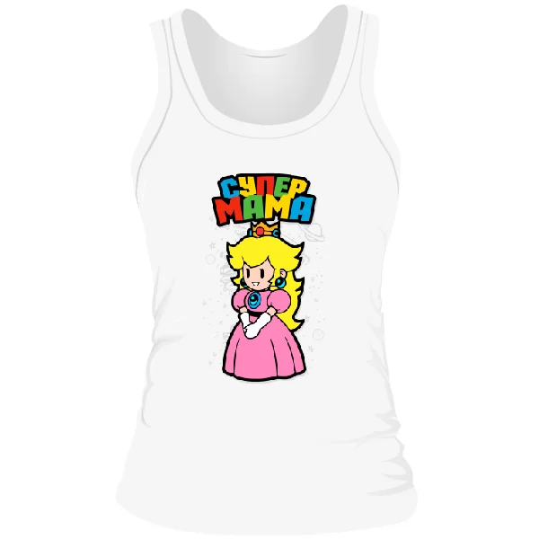 Женская майка Мама супер Марио