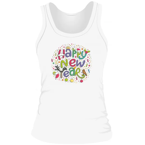 Жіноча майка Happy new Year (4499)