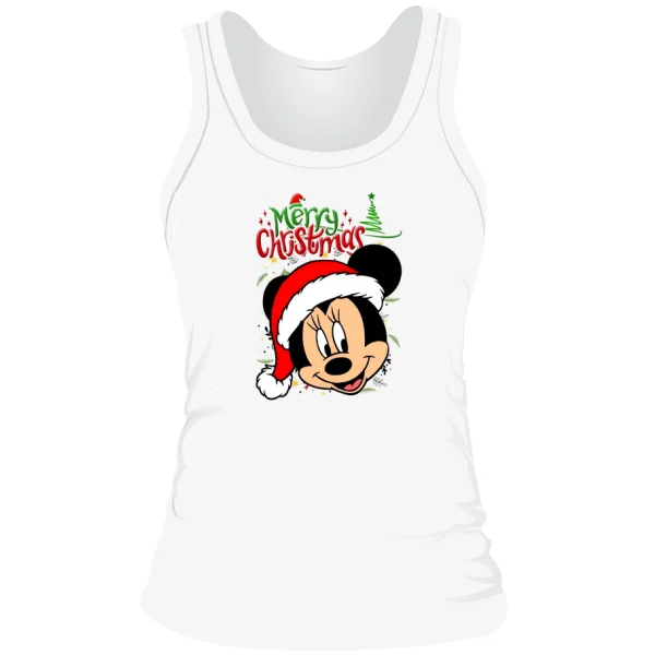Жіноча майка Merry Christmas Minie Mouse