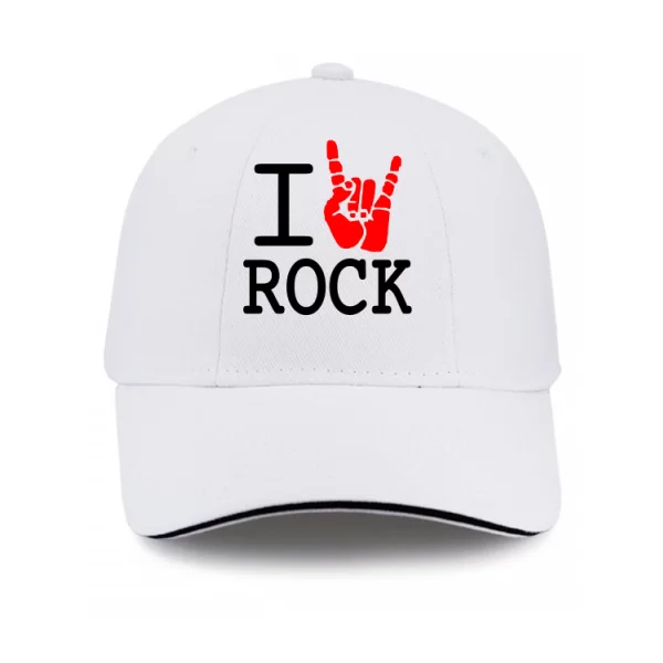 Кепка с надписью люблю Rock