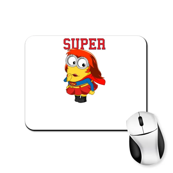 Коврик для мыши Миньон Super girl