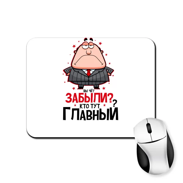 Коврик для мыши Забыли Кто Главный