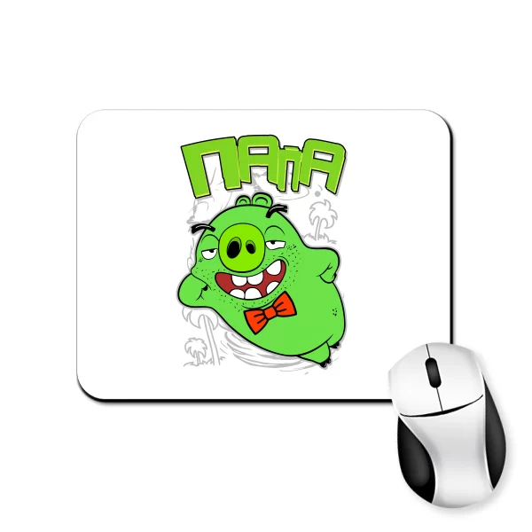 Коврик для мыши Папа Свин Angry Bird