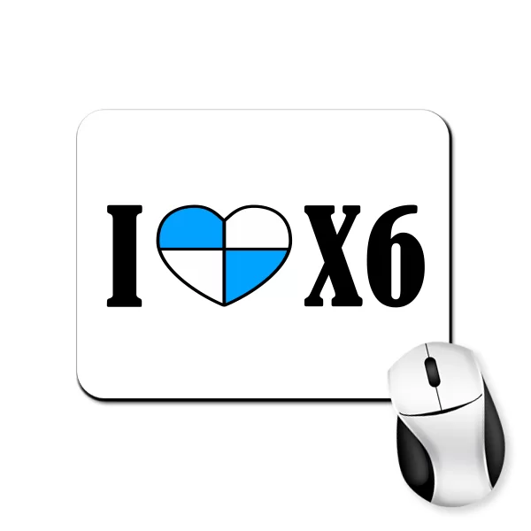 Коврик для мыши Люблю БМВ X6