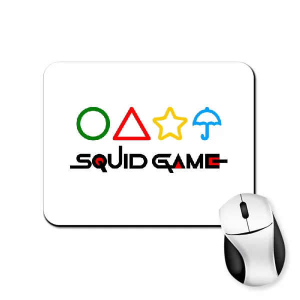 Коврик для мыши Squid Game фигуры