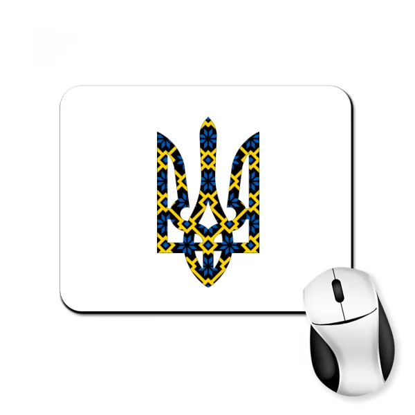 Коврик для мыши с трезубцем Украины (4367)