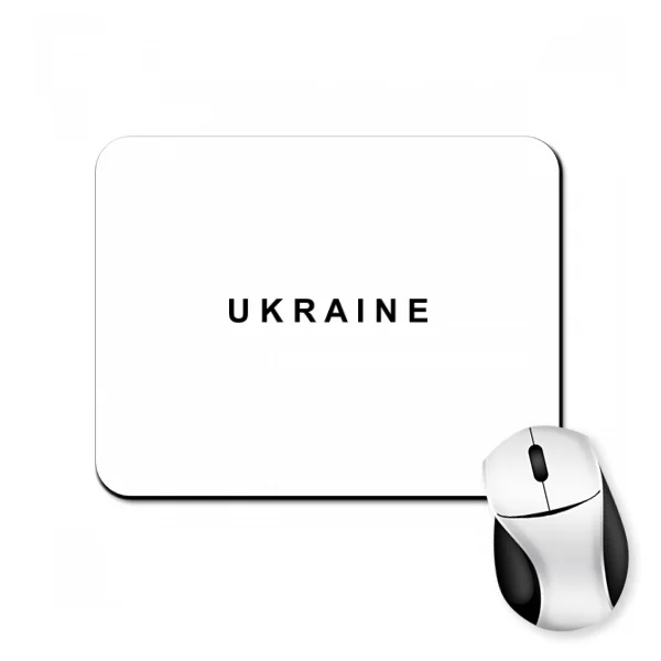 Коврик для мыши Надпись Ukraine (4442)