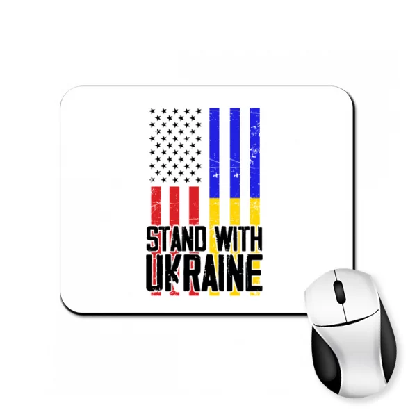 Коврик для мыши Stand with Ukraine (USA)