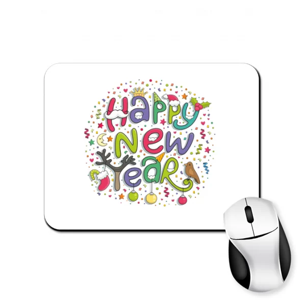 Килимок для миші Happy new Year (4499)