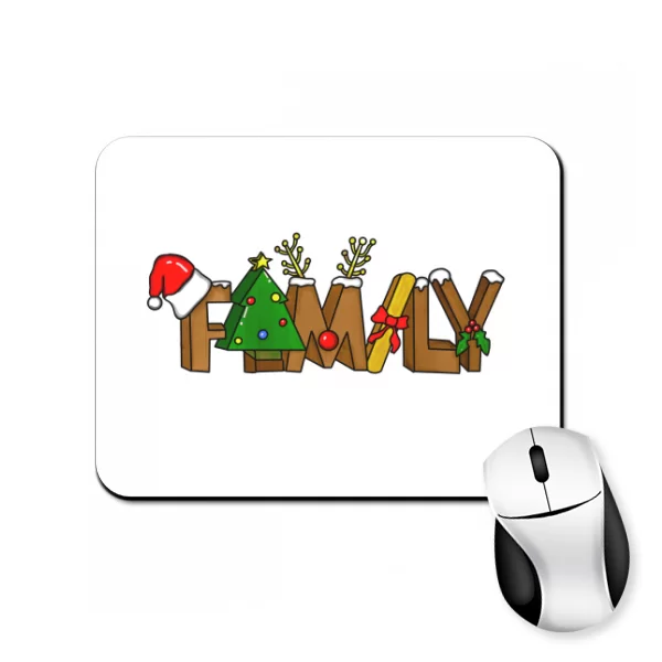 Килимок для миші Family Look новорічний