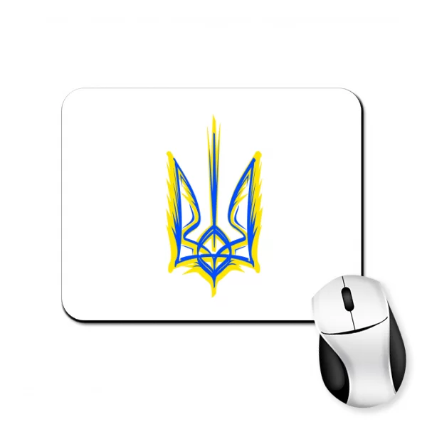 Коврик для мыши Трезубец штрихи