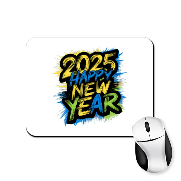 Коврик для мыши Happy new year 2025