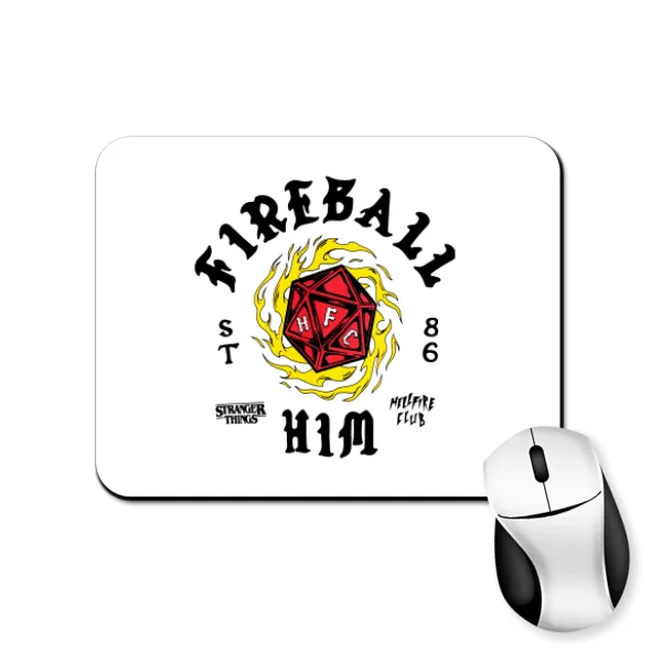 Коврик для мыши Stranger Things Fireball him