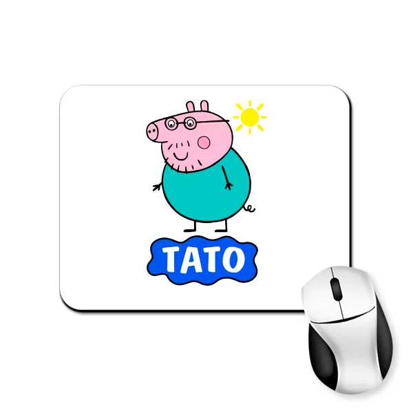 Килимок для миші Тато Свин