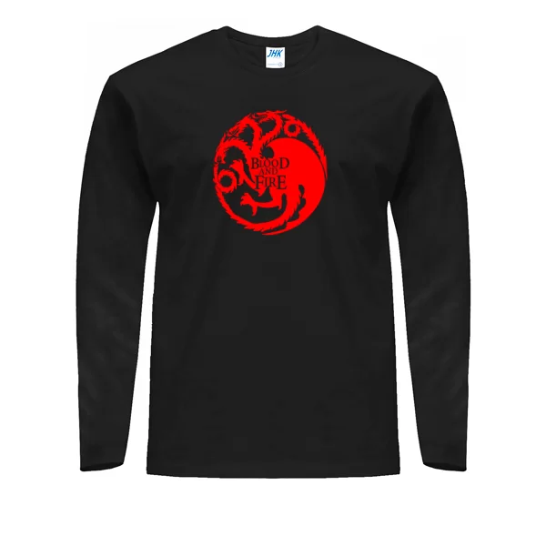 Чоловічий лонгслив Blood and Fire