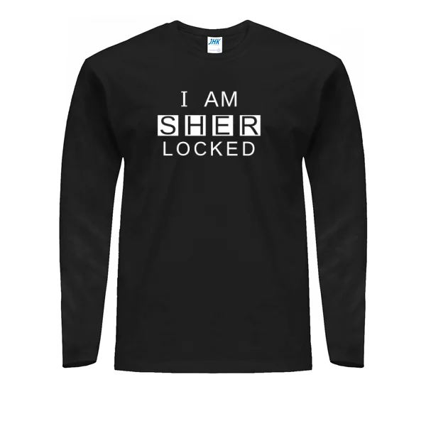 Чоловічий лонгслив I am Sher Locked
