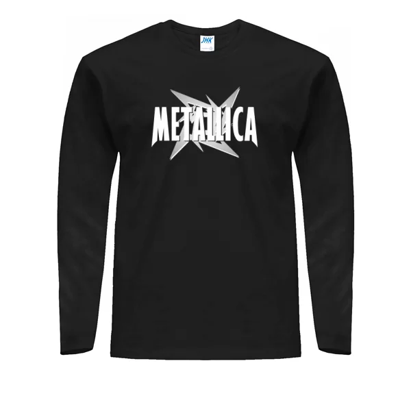 Мужской лонгслив Metallica logo
