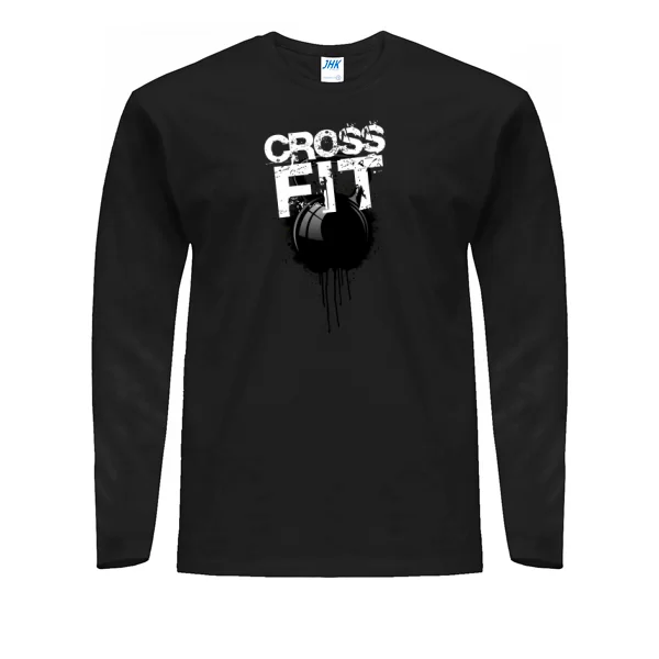 Чоловічий лонгслив Crossfit Стікає гиря