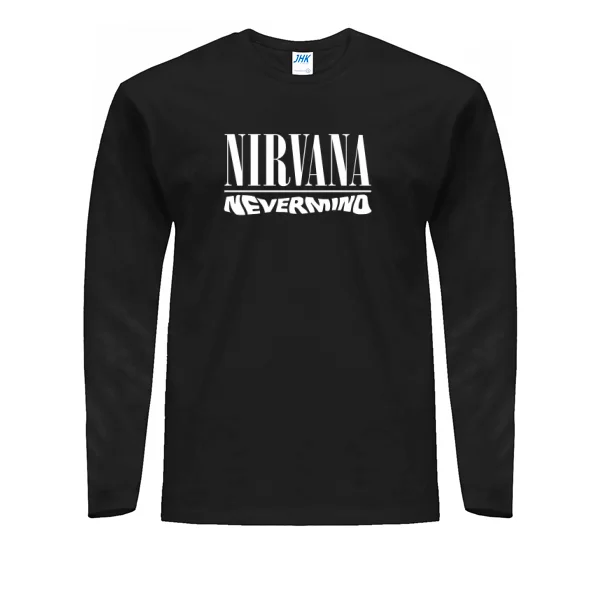 Мужской лонгслив Группа Nirvana Nevermind
