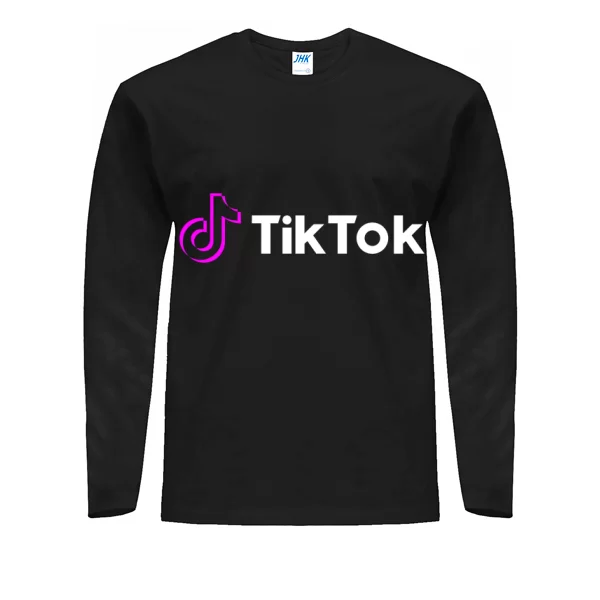 Мужской лонгслив с надписью Tik Tok