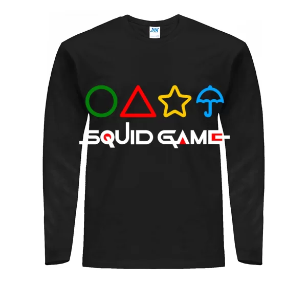 Мужской лонгслив Squid Game фигуры