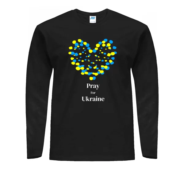Чоловічий лонгслів Pray for Ukraine