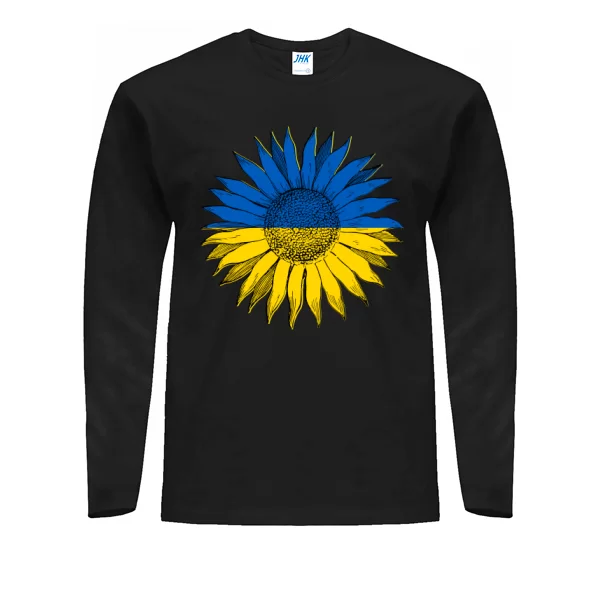 Мужской лонгслив Подсолнух