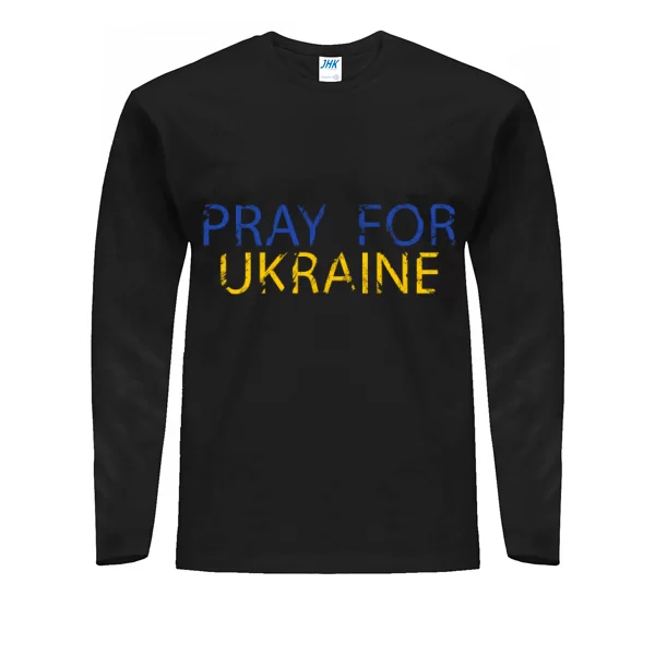 Мужской лонгслив Pray for Ukraine 4407