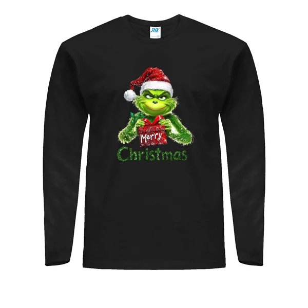 Мужской лонгслив Гринч Merry Christmas