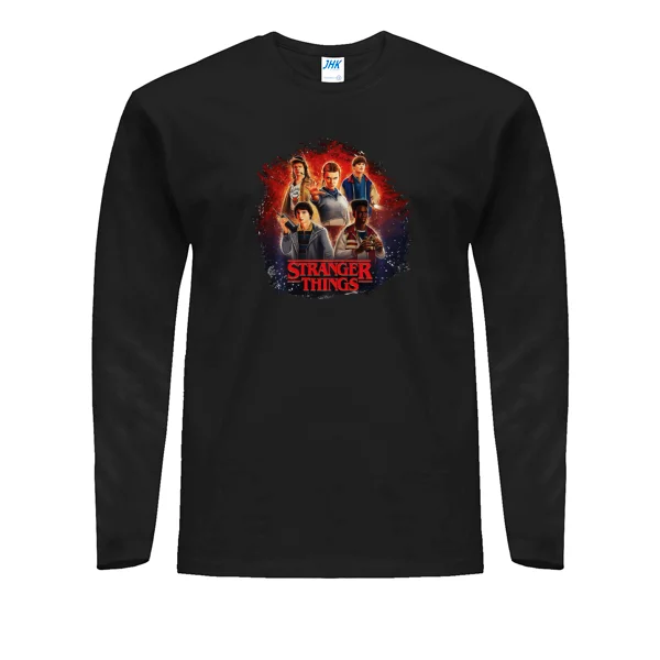 Мужской лонгслив с героями Stranger Things
