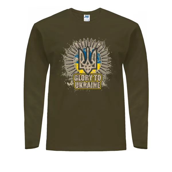 Чоловічий лонгслів Glory to Ukraine