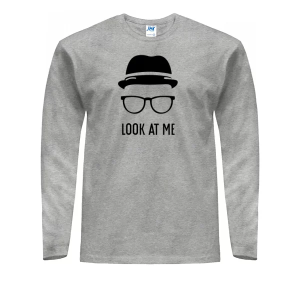 Мужской лонгслив Look at me
