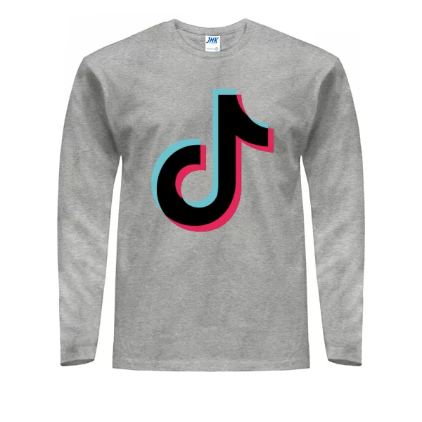 Чоловічий лонгслив Логотип Tik Tok