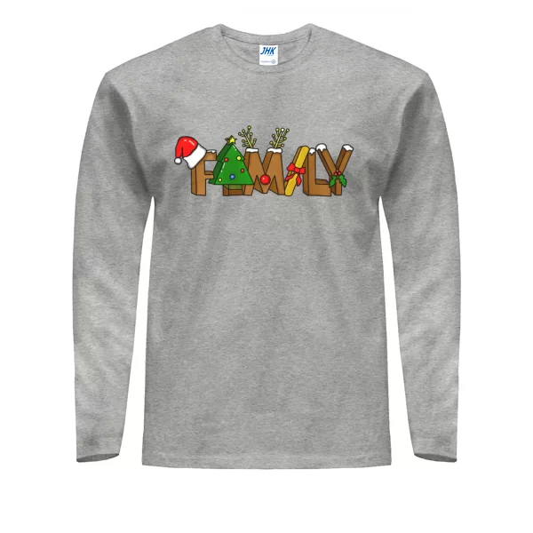 Чоловічий лонгслів Family Look новорічний