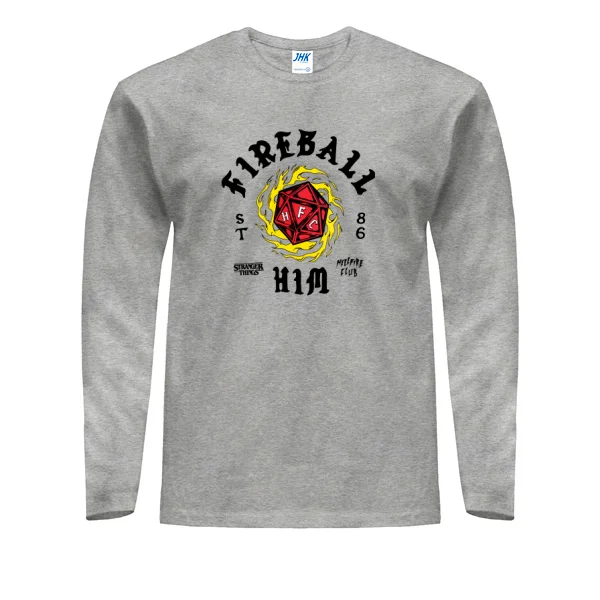 Мужской лонгслив Stranger Things Fireball him