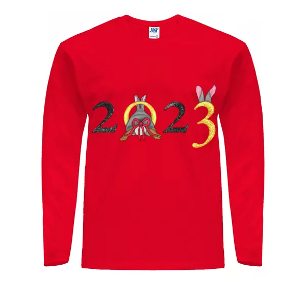 Мужской лонгслив Новогодняя 2023
