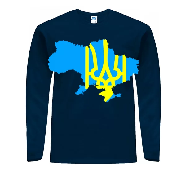 Мужской лонгслив Украина едина