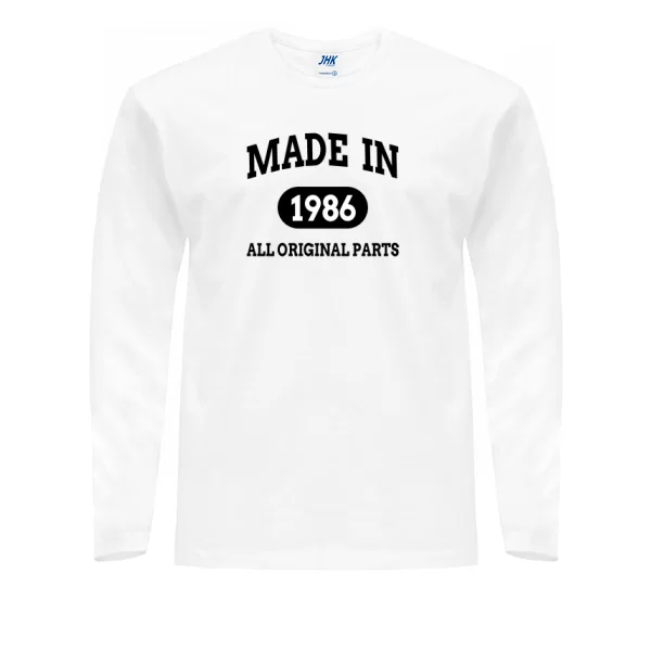 Мужской лонгслив Оригинальный Выпуск 1986 года 2085