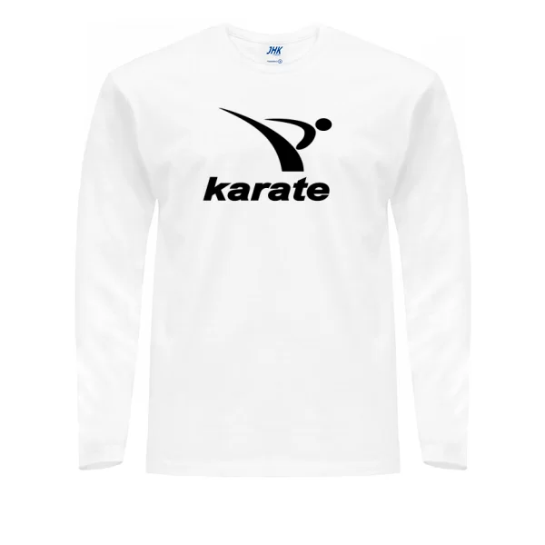 Мужской лонгслив Karate лого