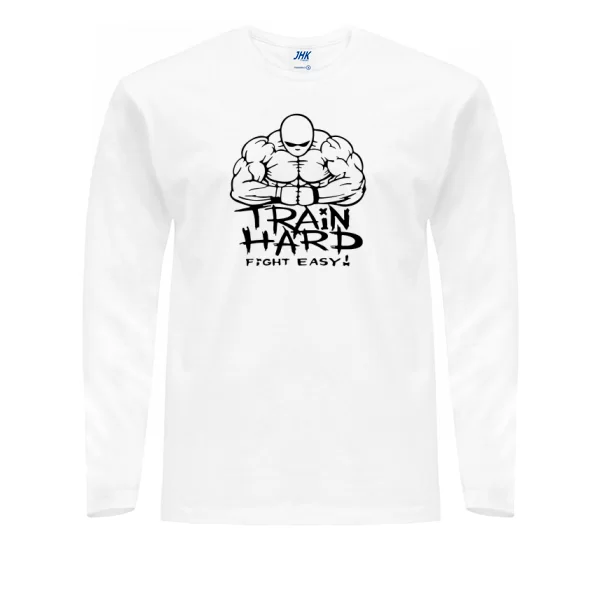 Мужской лонгслив Train Hard Fight Easy 8084